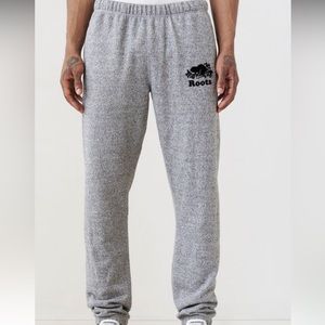 Roots grey wool sweatpants
